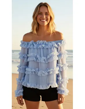 Garde-robe - Blouse - Blauw