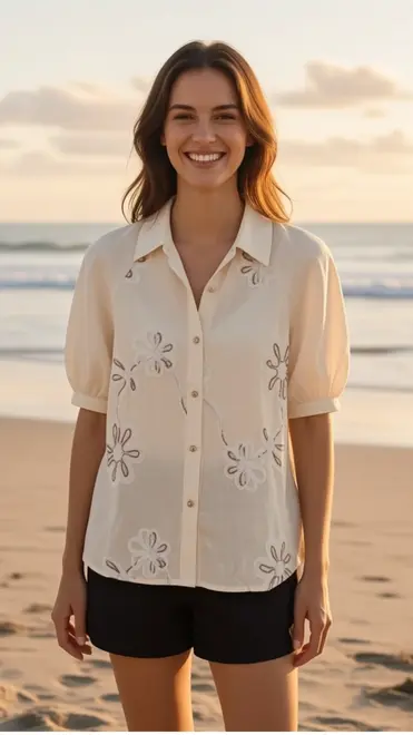 Garde-robe - Blouse - Beige