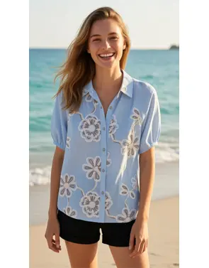 Garde-robe - Blouse - Blauw