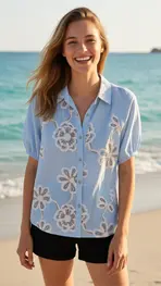 Garde-robe - Blouse - Blauw