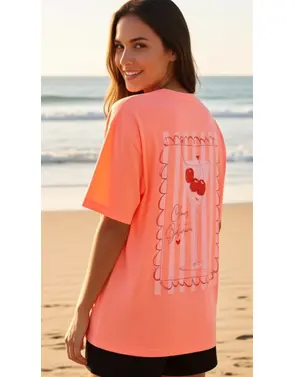 Garde-robe - T-shirt - Fluo oranje