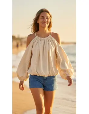 Garde-robe - Blouse - Beige