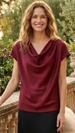 Garde-robe - Top - Bordeaux