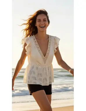 Garde-robe - Blouse - Beige