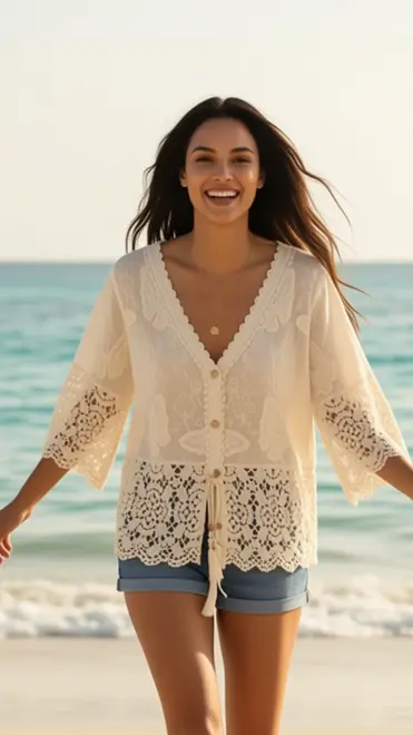 Garde-robe - Blouse - Beige