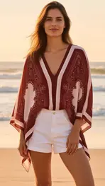 Garde-robe - Top - Bordeaux