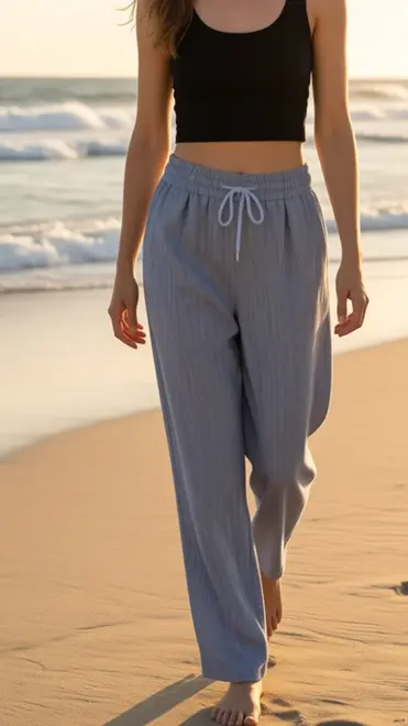Garde-robe - Lange Broek - Blauw