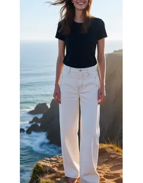 Garde-robe - Lange Broek - Ecru