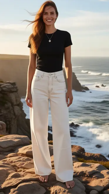 Garde-robe - Lange Broek - Ecru