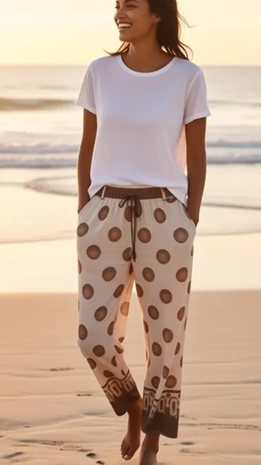 Garde-robe - Lange Broek - Beige