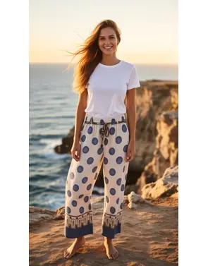 Garde-robe - Lange Broek - Blauw