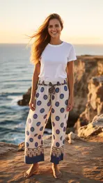 Garde-robe - Lange Broek - Blauw