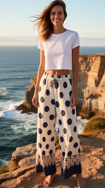 Garde-robe - Lange Broek - Marine