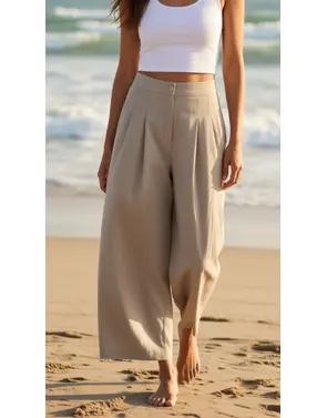 Garde-robe - Lange Broek - Taupe
