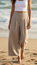 Garde-robe - Lange Broek - Taupe