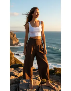 Garde-robe - Lange Broek - Bruin