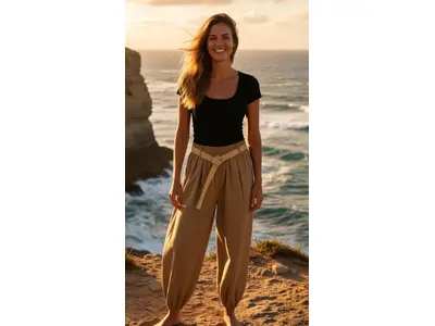 Garde-robe - Lange Broek - Camel