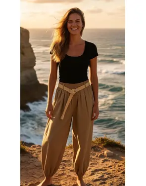 Garde-robe - Lange Broek - Camel