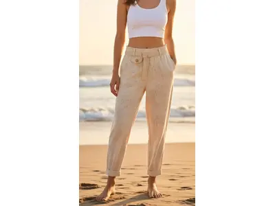Garde-robe - Lange Broek - Beige