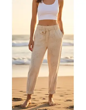 Garde-robe - Lange Broek - Beige