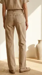 Garde-robe - Lange Broek - Beige