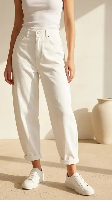 Garde-robe - Lange Broek - Ecru
