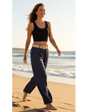 Garde-robe - Lange Broek - Blauw