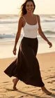 Garde-robe - Lange Rok - Bruin