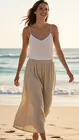Garde-robe - Lange Rok - Beige