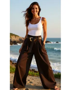 Garde-robe - Lange Broek - Bruin