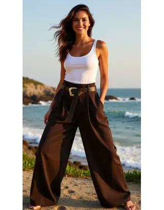 Garde-robe - Lange Broek - Bruin