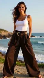 Garde-robe - Lange Broek - Bruin