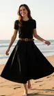 Garde-robe - Lange Rok - Zwart