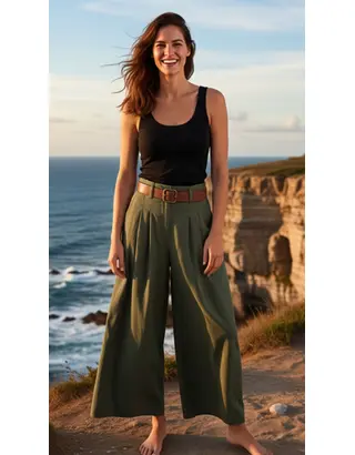 Garde-robe - Lange Broek - Kaki