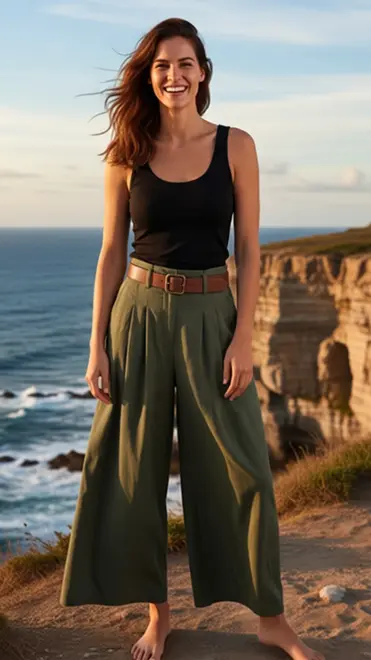 Garde-robe - Lange Broek - Kaki