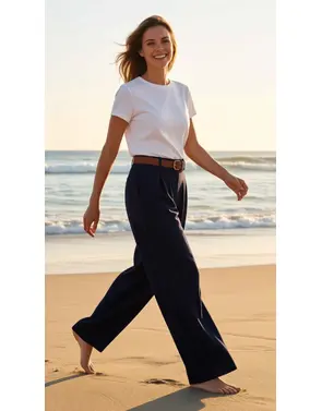 Garde-robe - Lange Broek - Marine