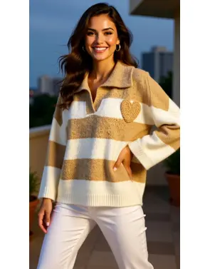 Garde-robe - Pull - Beige