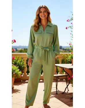 Rinascimento - Jumpsuit - Kaki