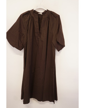 Garde-robe - Halflang Kleedje - Donker bruin