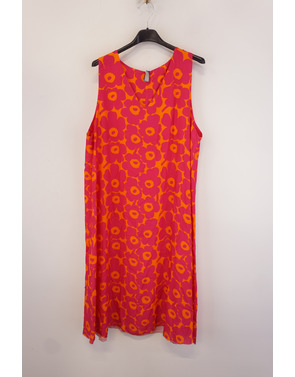 Garde-robe - Halflang Kleedje - Fushia
