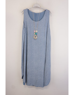 Garde-robe - Halflang Kleedje - Blauw