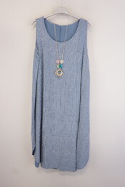 Garde-robe - Halflang Kleedje - Blauw