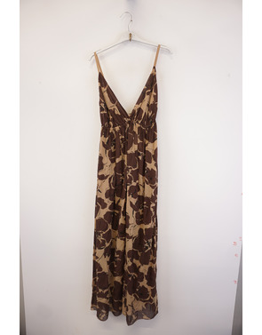 Garde-robe - Lang kleed - Bruin