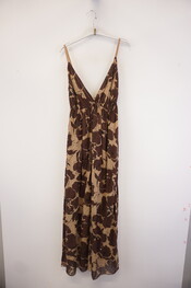 Garde-robe - Lang kleed - Bruin