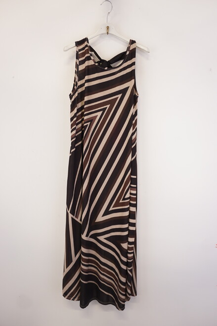 Garde-robe - Lang kleed - Zwart-bruin
