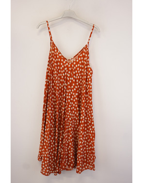 Garde-robe - Kort Kleedje - Donker oranje