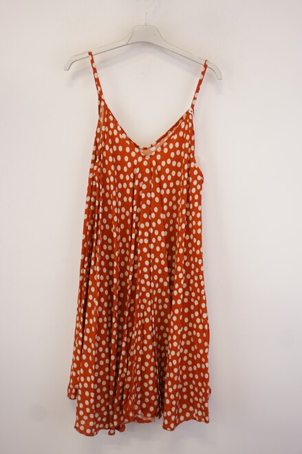 Garde-robe - Kort Kleedje - Donker oranje