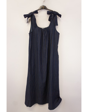 Garde-robe - Lang kleed - Blauw-bruin
