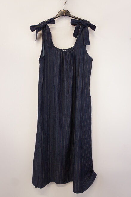 Garde-robe - Lang kleed - Blauw-bruin