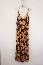 Garde-robe - Lang kleed - Bruin